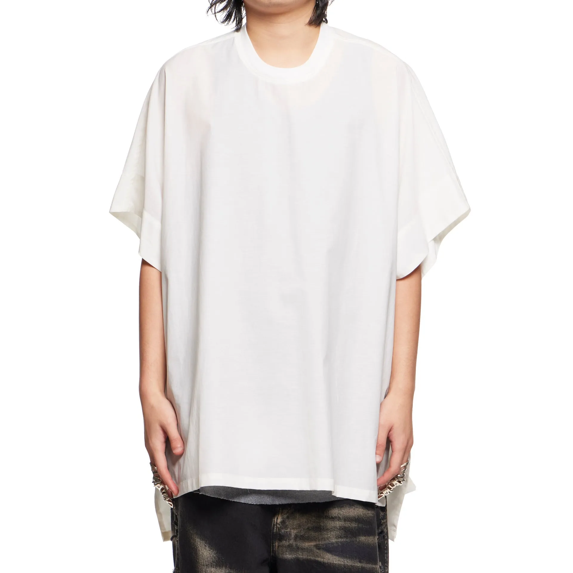 867SHM4 Off White / Poncho Shirt