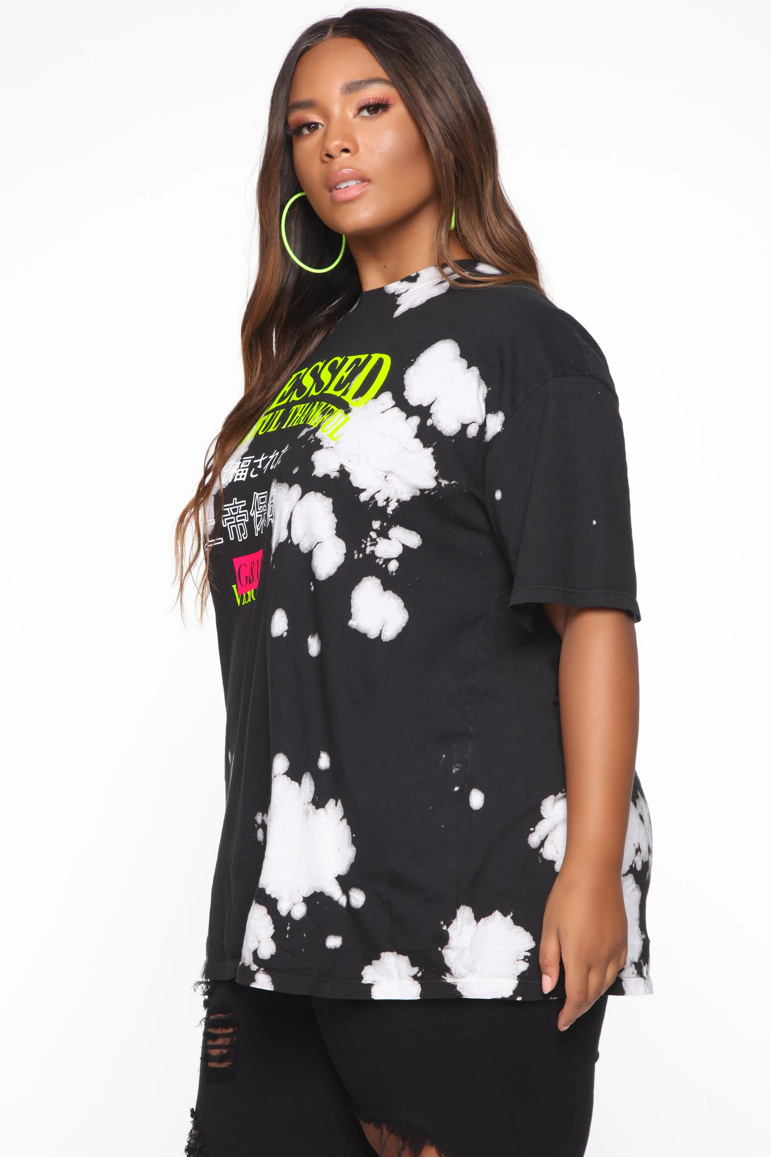 All The Reasons Tunic Top - Black/Combo
