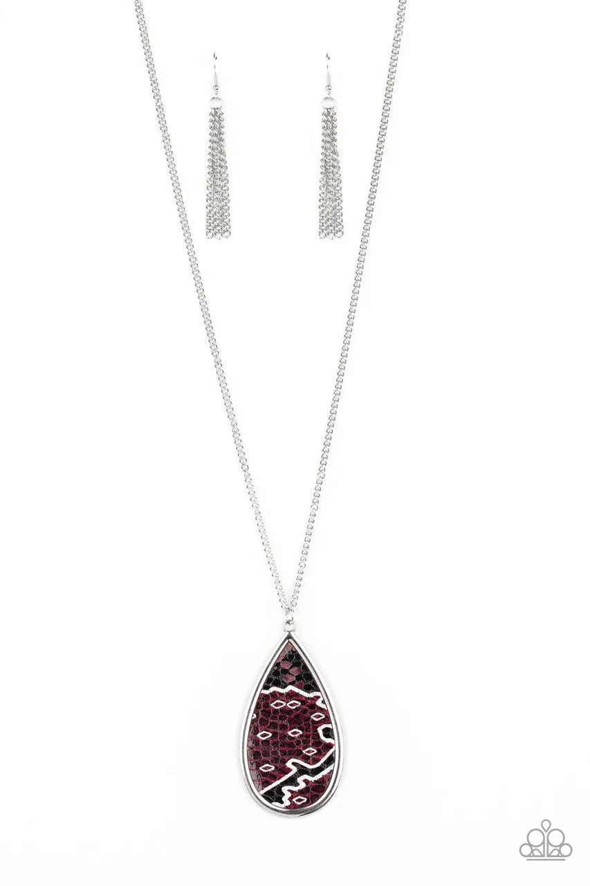 Artificial Animal Purple Paparazzi Necklace