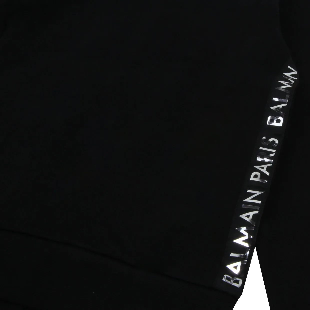 Balmain Kids Metallic Logo Track Top