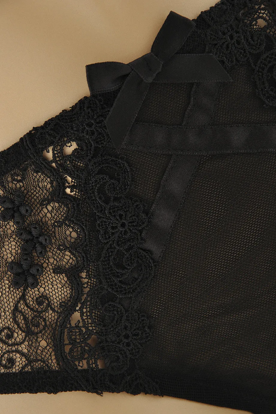 CHRISTIES CRAZY Black Lace Briefs