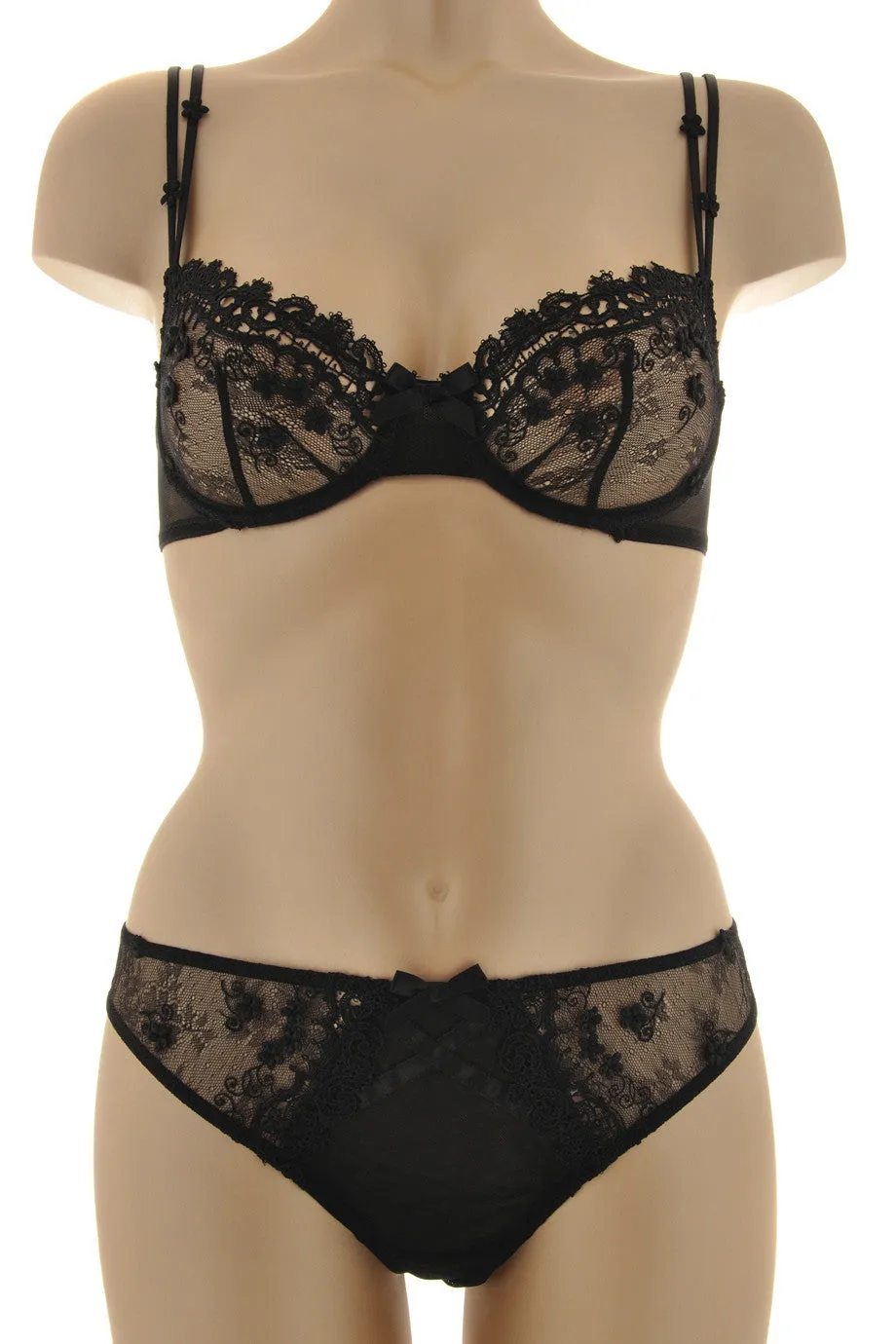 CHRISTIES CRAZY Black Lace Briefs