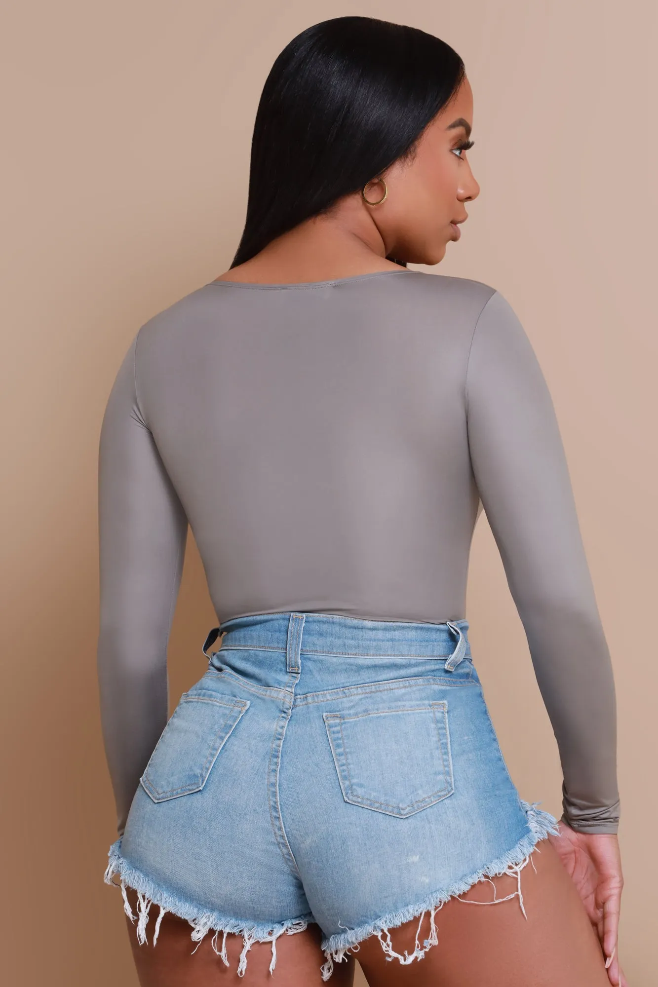 Countdown NUW Metallic Bodysuit - Grey