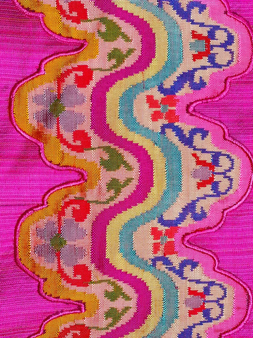 Couture Cut Peace Jacket Hot Pink And Swirls