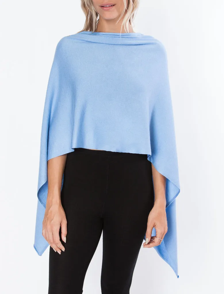 Eden II Poncho - Light Blue
