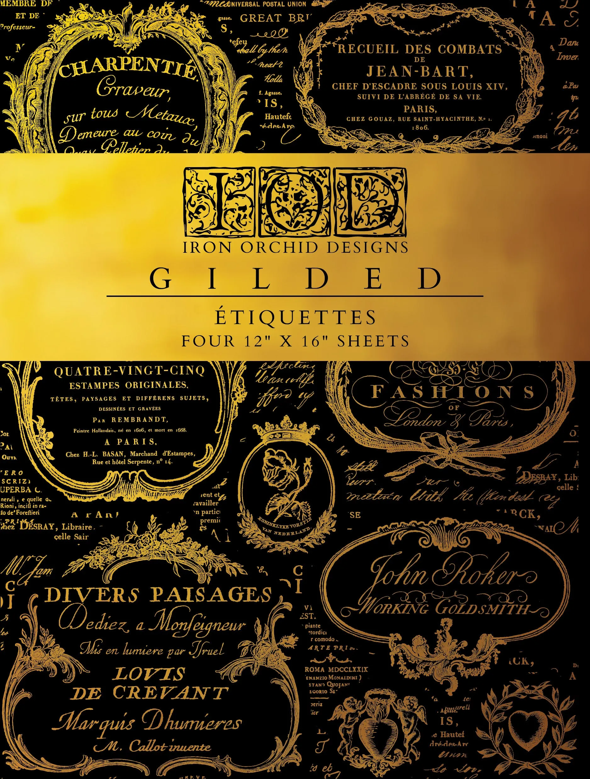Etiquettes Guilded  Transfer