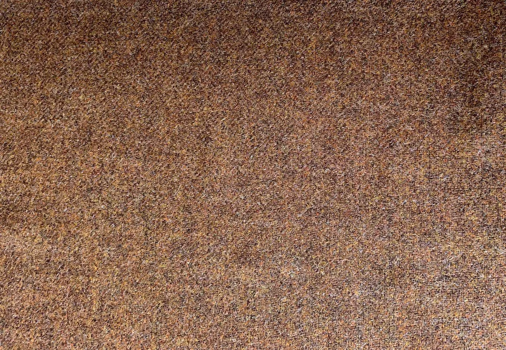 Falling Leaves Heathered Shetland Wool Tweed (Made In Ireland)