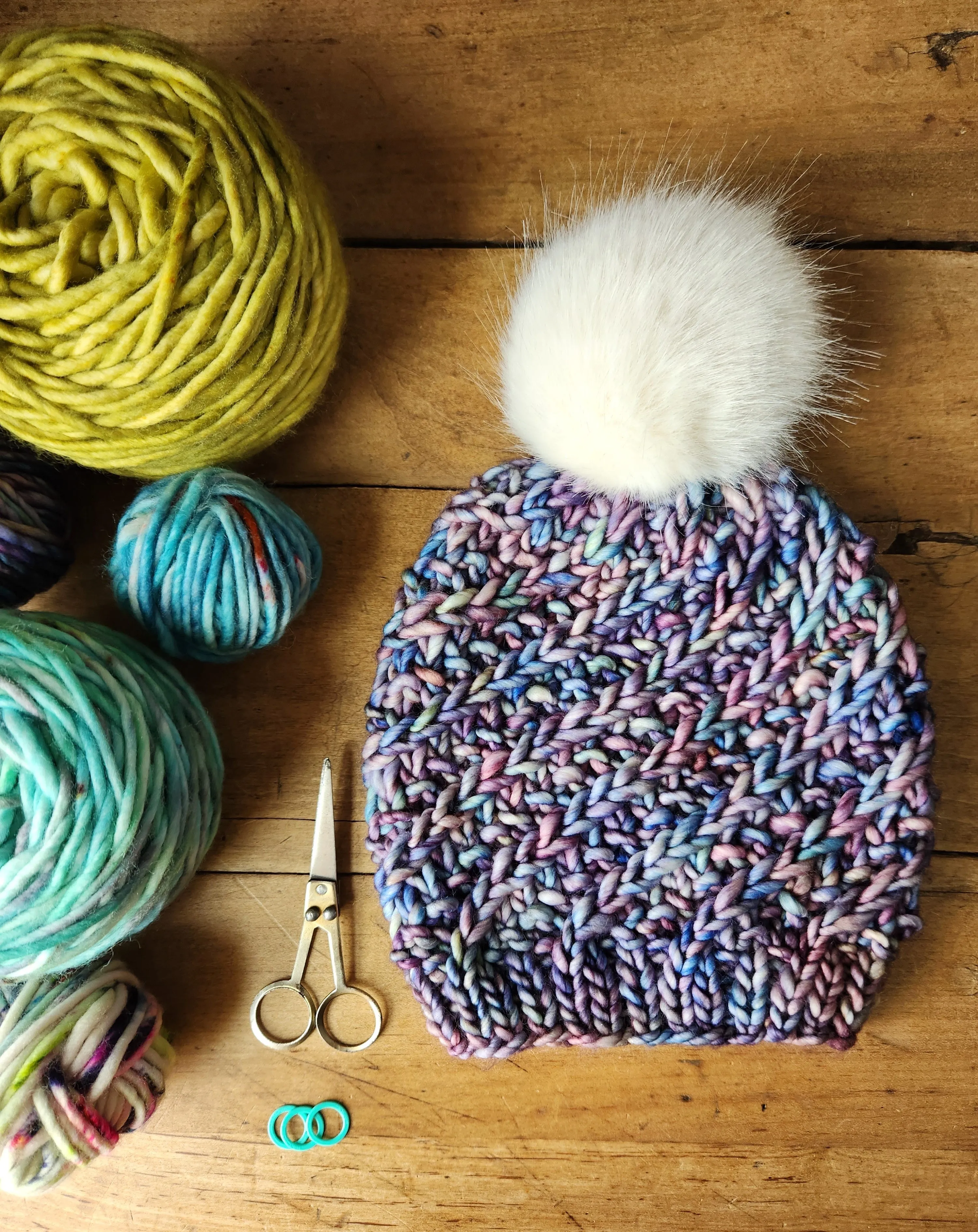 Gales of November Hat Bulky Knitting Pattern