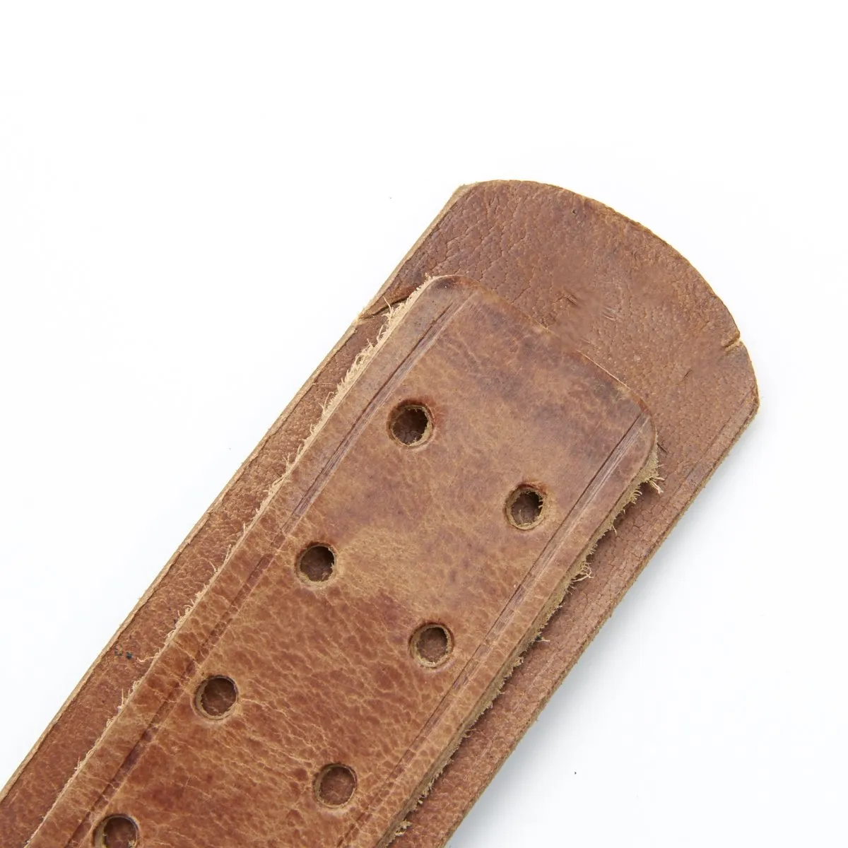 German WWII Wehrmacht Black Leather Equipment Belt