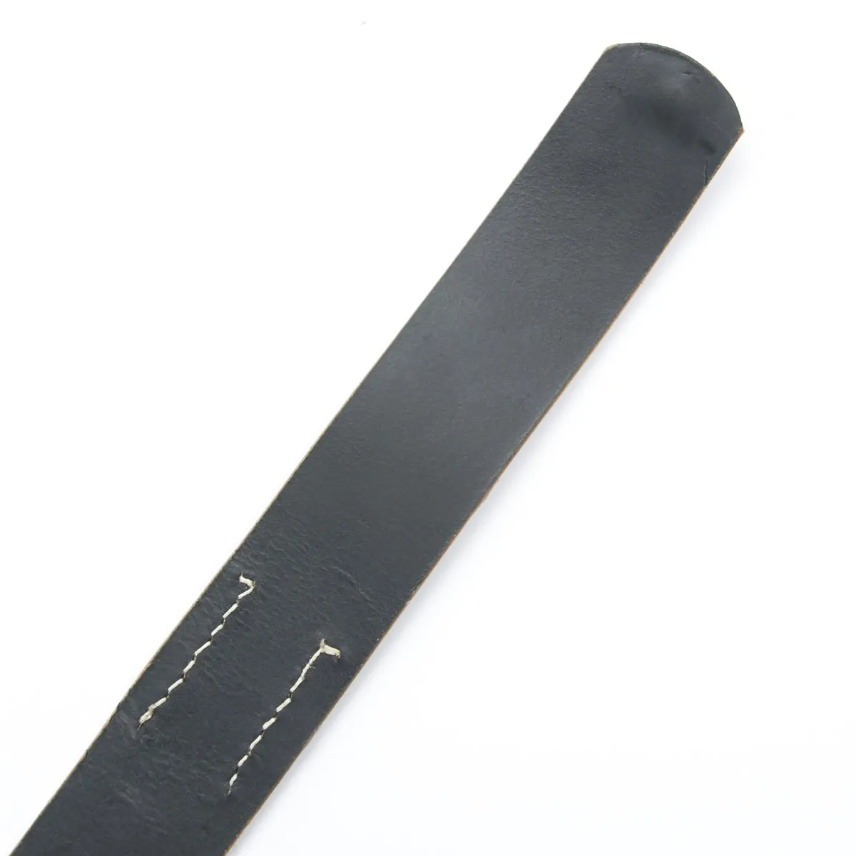 German WWII Wehrmacht Black Leather Equipment Belt