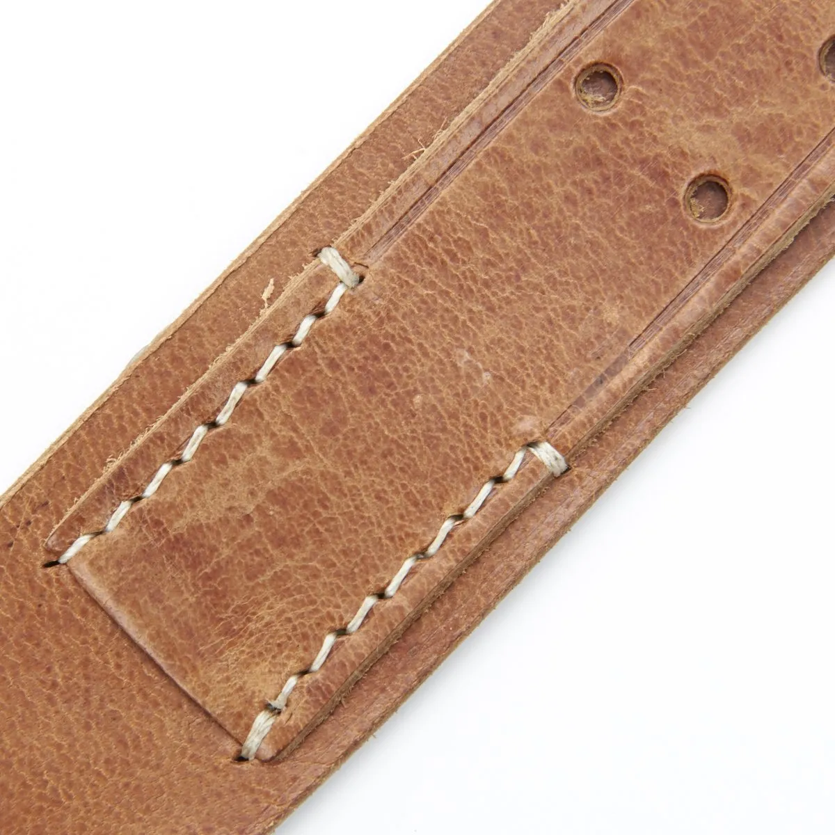 German WWII Wehrmacht Black Leather Equipment Belt