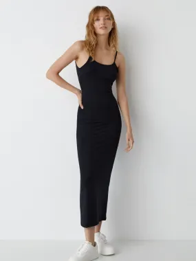GRWM Long Fitted Strappy Dress For Women