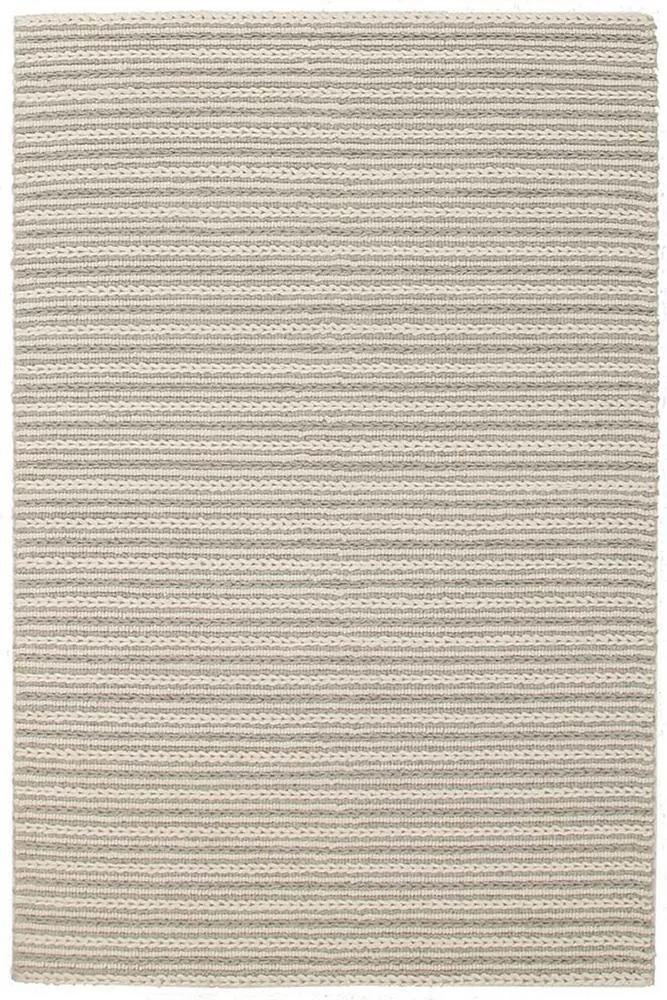 Hand Made Alisha Grey Felted Wool Rug