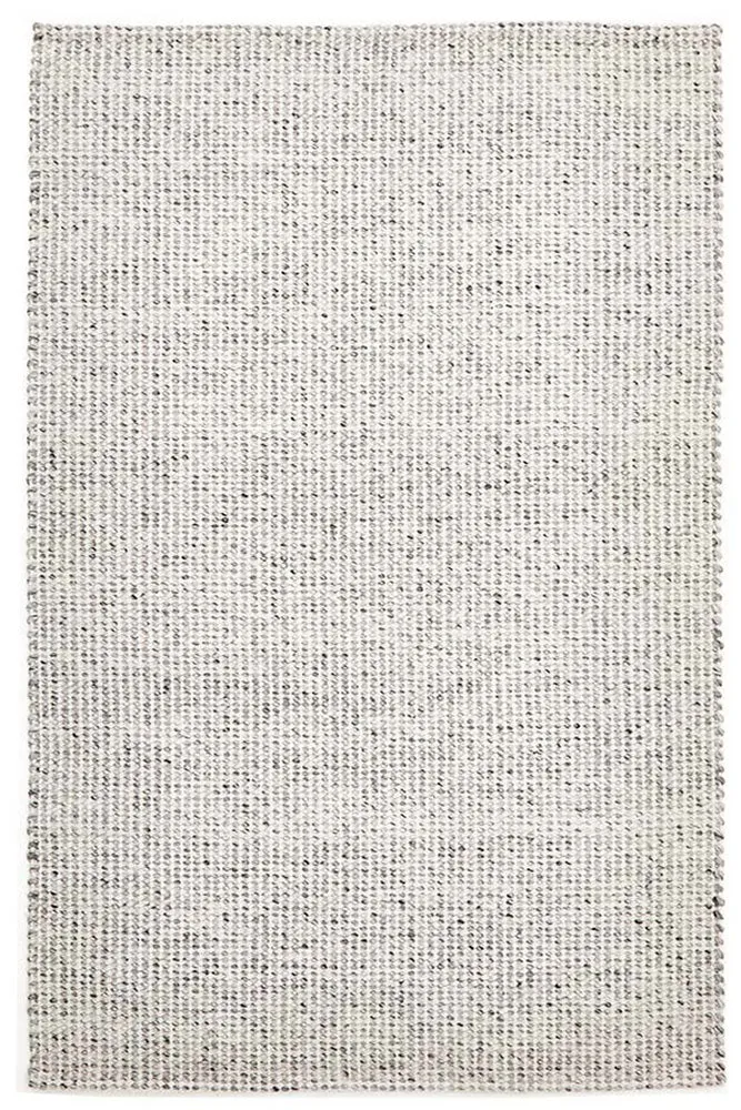 Hand Made  Felted Wool Rug Grey Natural