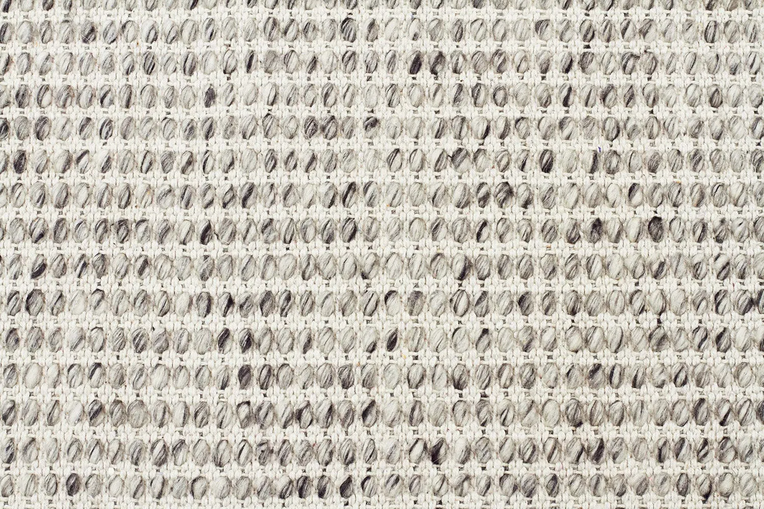 Hand Made  Felted Wool Rug Grey Natural
