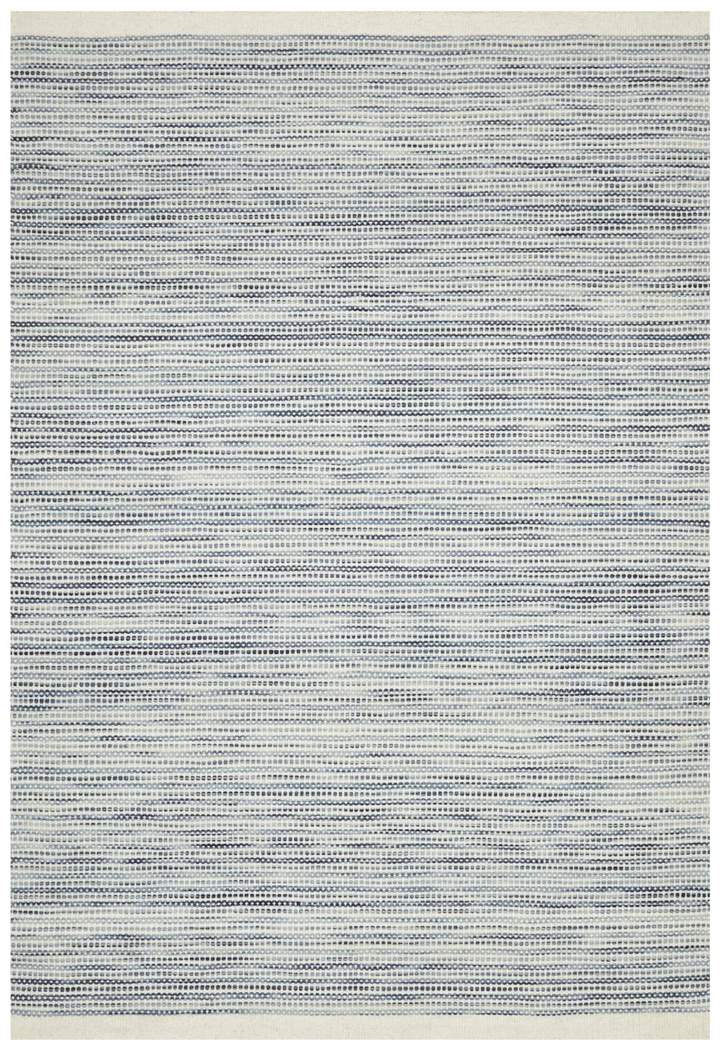 Hand Made Wool Blue Flat weave Rug