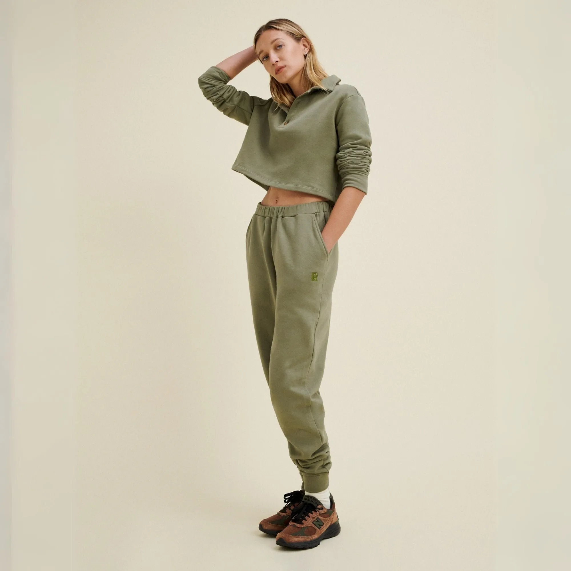 Hartford Crop - Olive