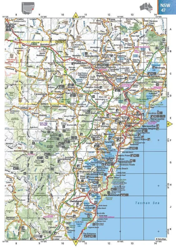 Hema Australia Road and 4WD Atlas | Spiral Bound | 252 x 345mm