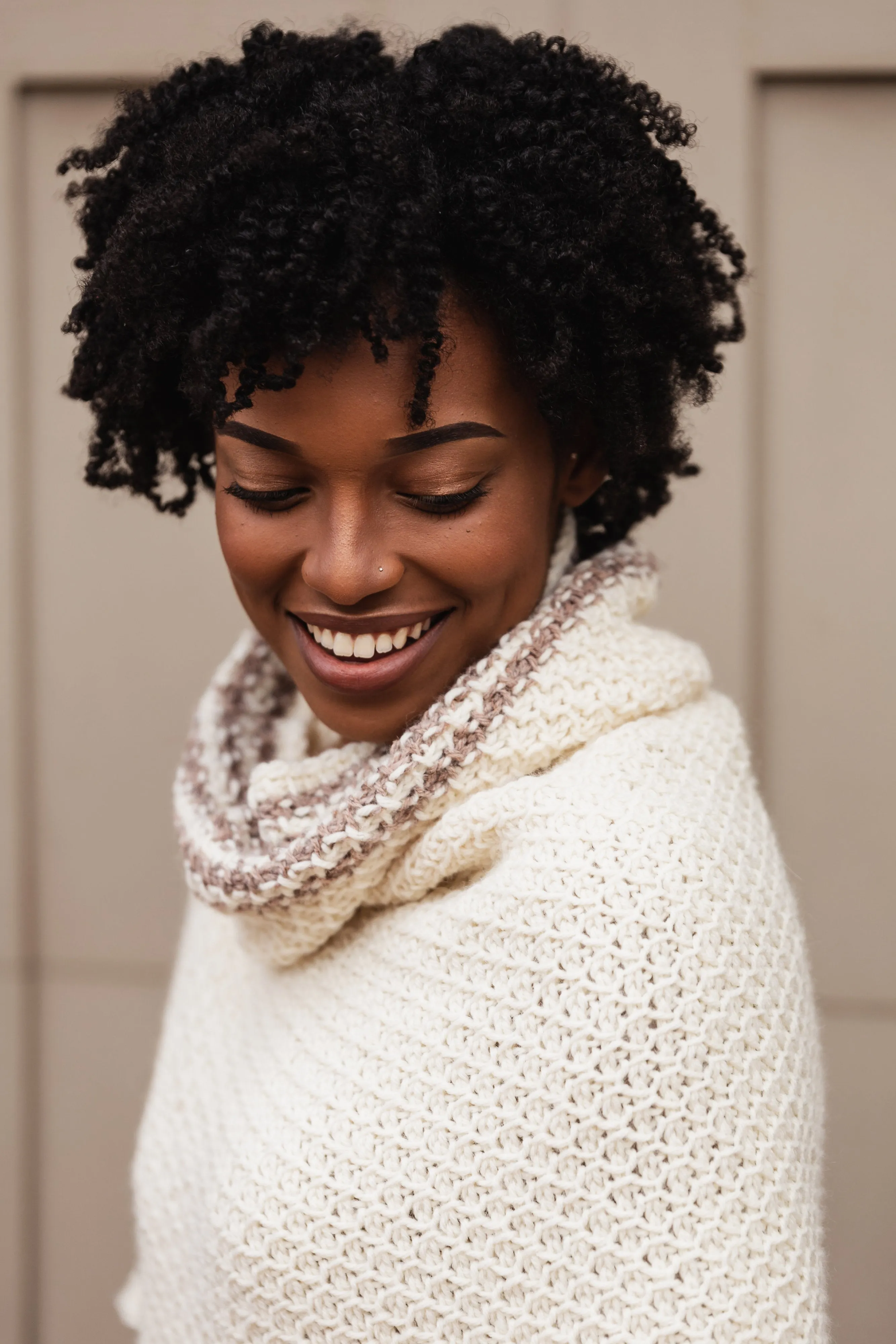 Hot Cocoa Poncho // Tunisian Crochet PDF Pattern