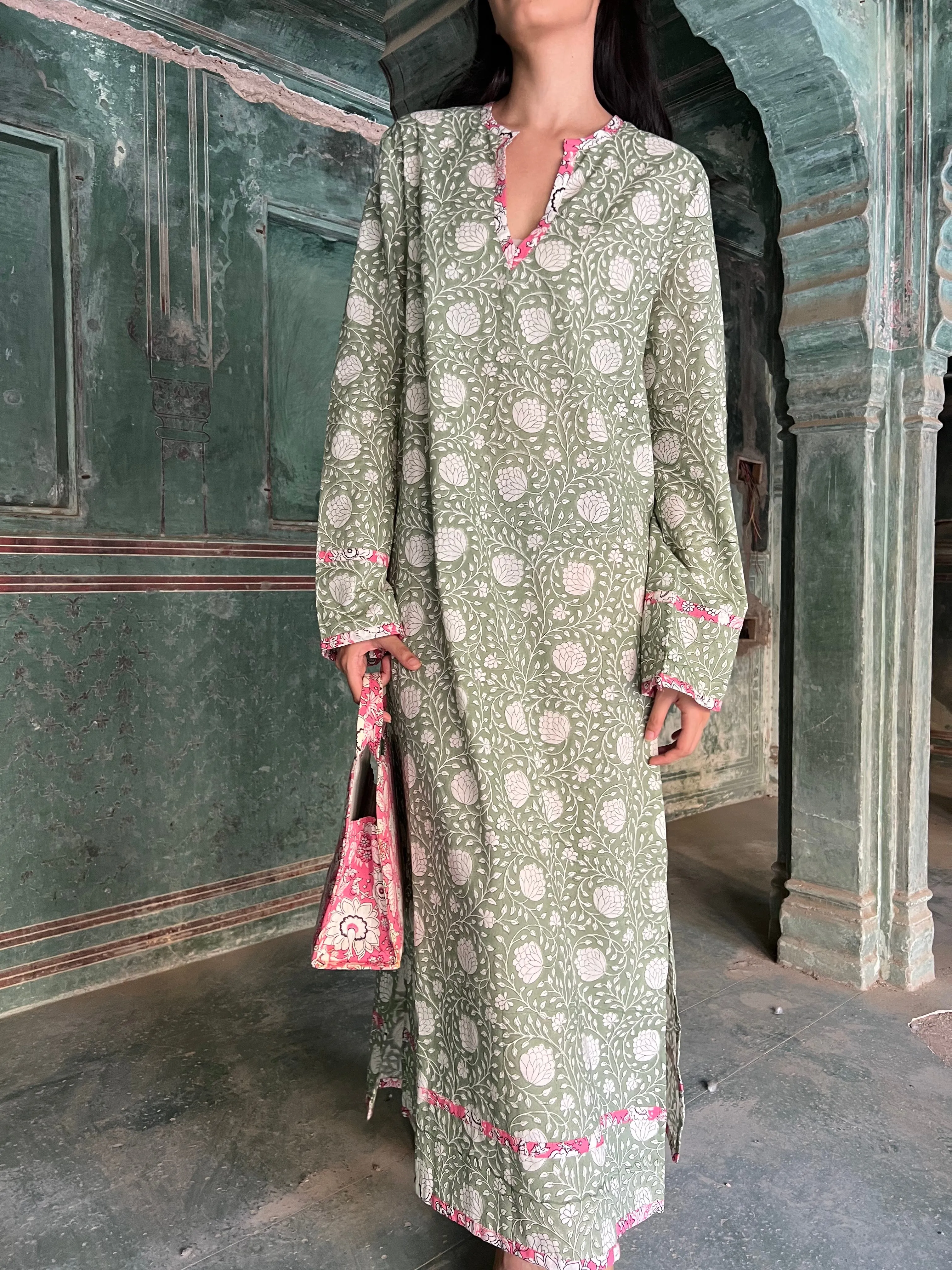 Kashmir Dress (Green)