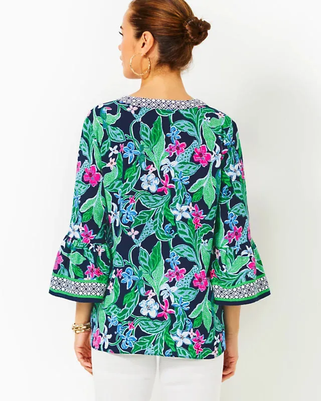 Lilly Pulitzer Ellalynn Tunic Multi Untamed Engineered Tunic