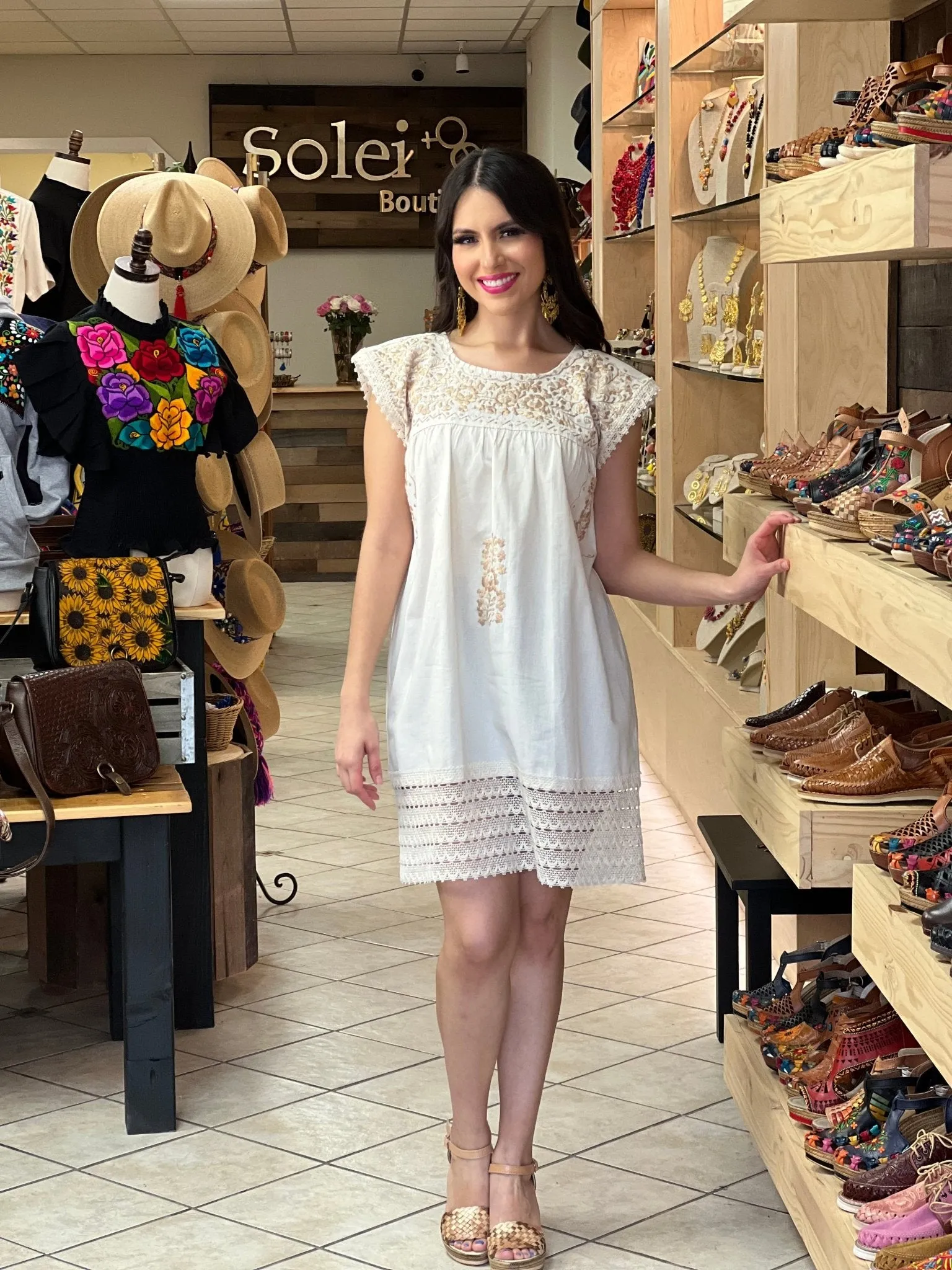 Lina Golden Dress