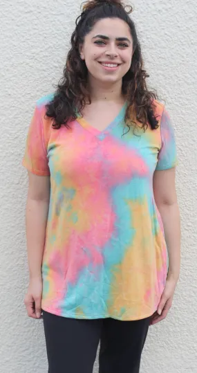 Mango Ginger Tie Dye Top