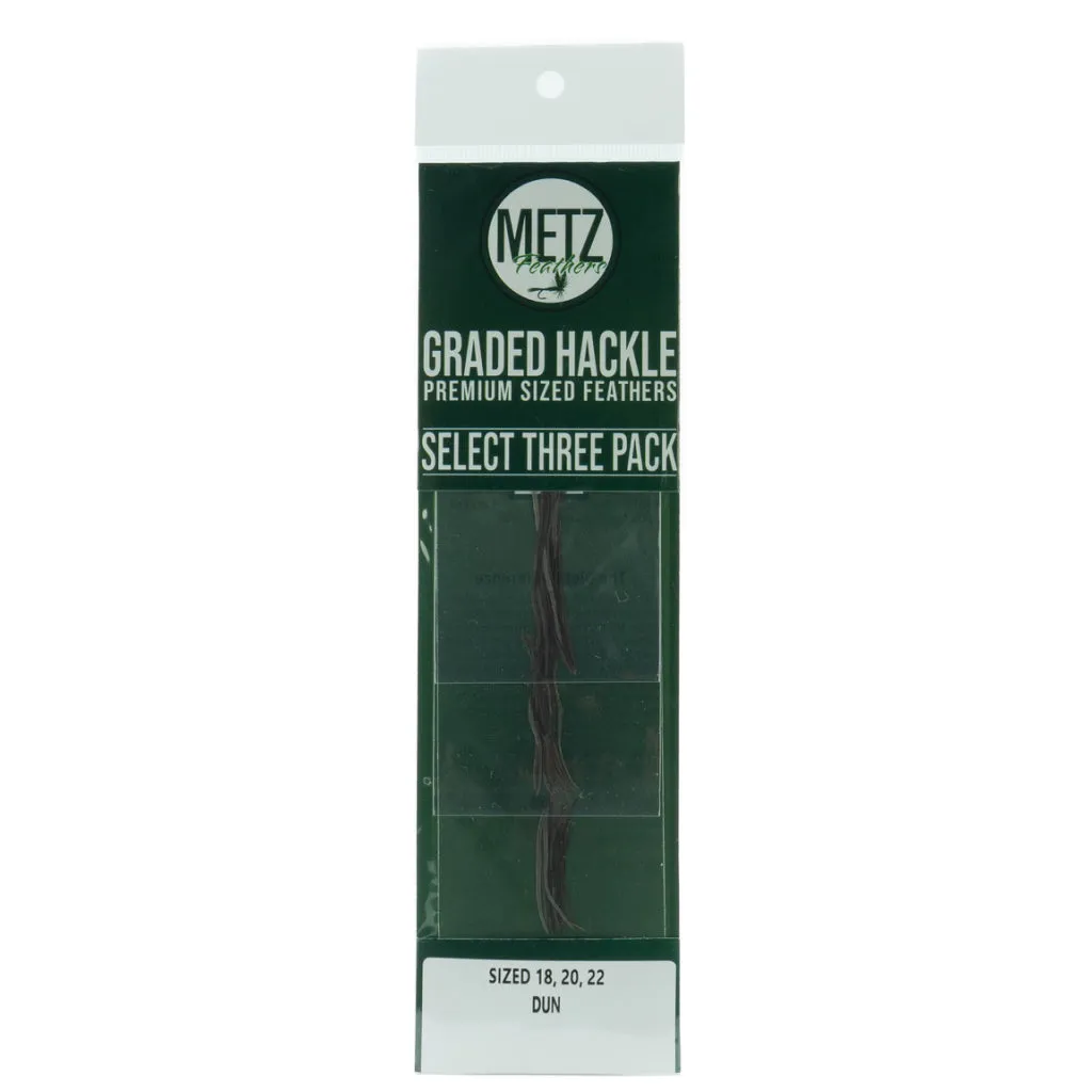 Metz Hackle Select 3 Pack