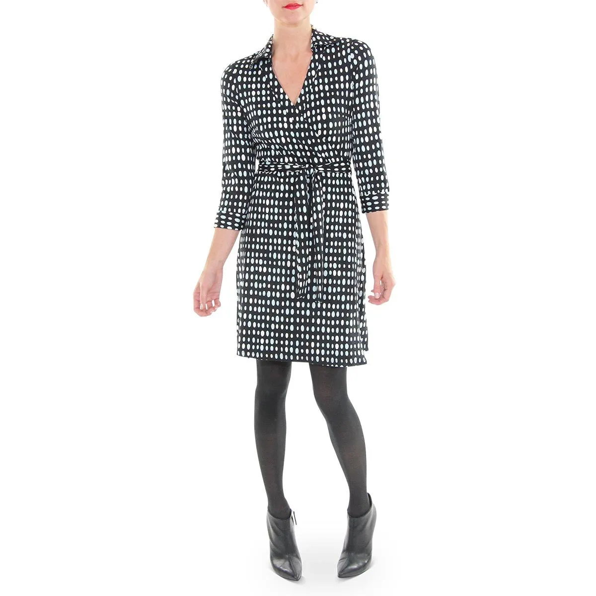 Milo Wrap Dress in Black Sinclair