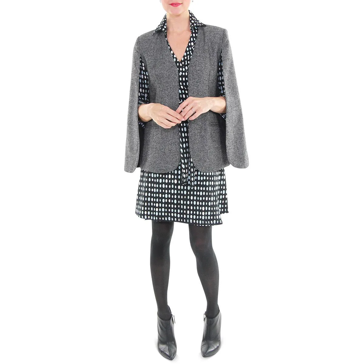 Milo Wrap Dress in Black Sinclair