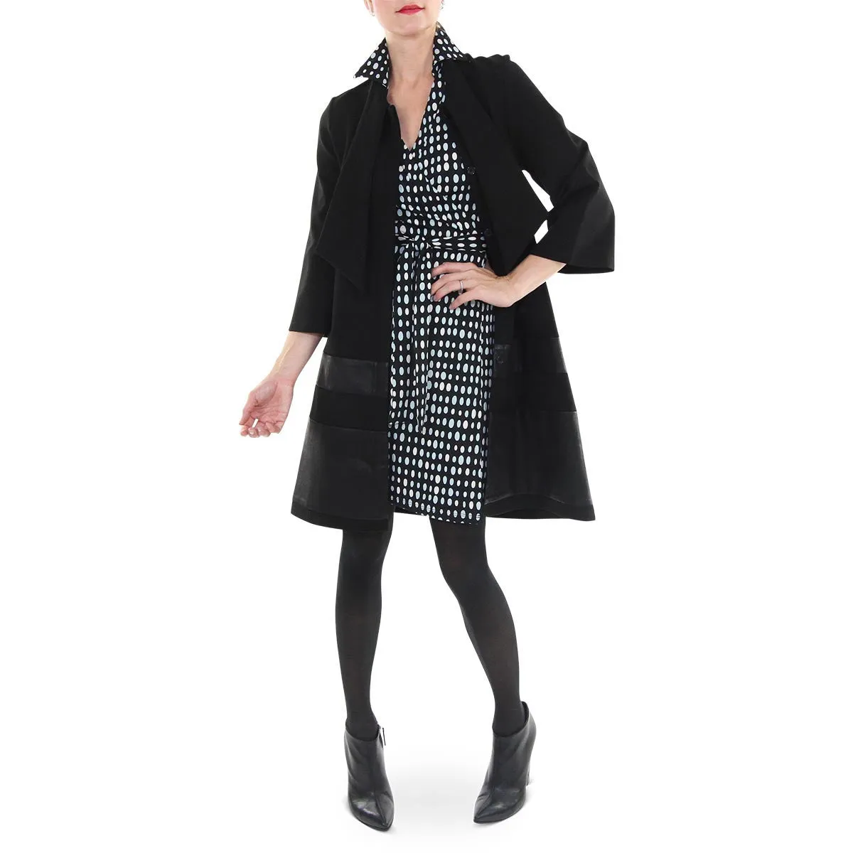 Milo Wrap Dress in Black Sinclair