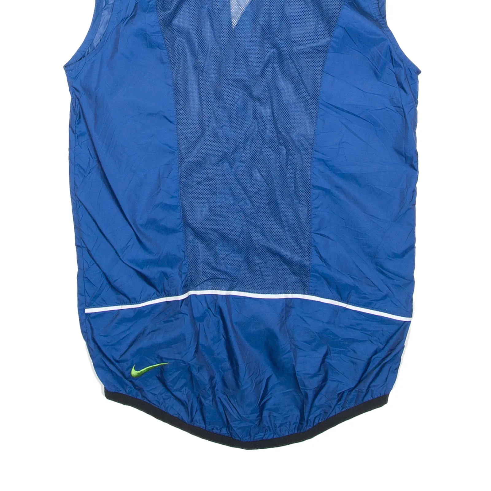 NIKE Reflective Climafit Windbreaker Gilet Blue Mens XS