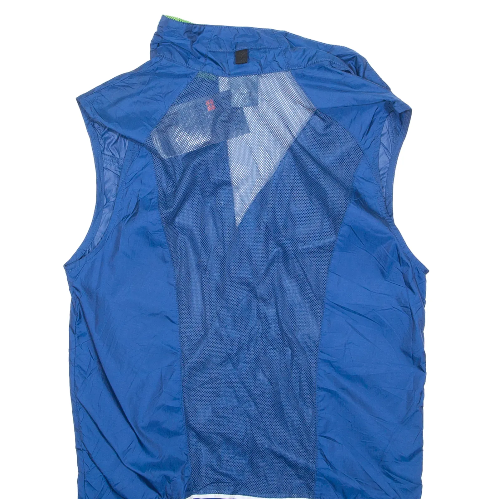 NIKE Reflective Climafit Windbreaker Gilet Blue Mens XS