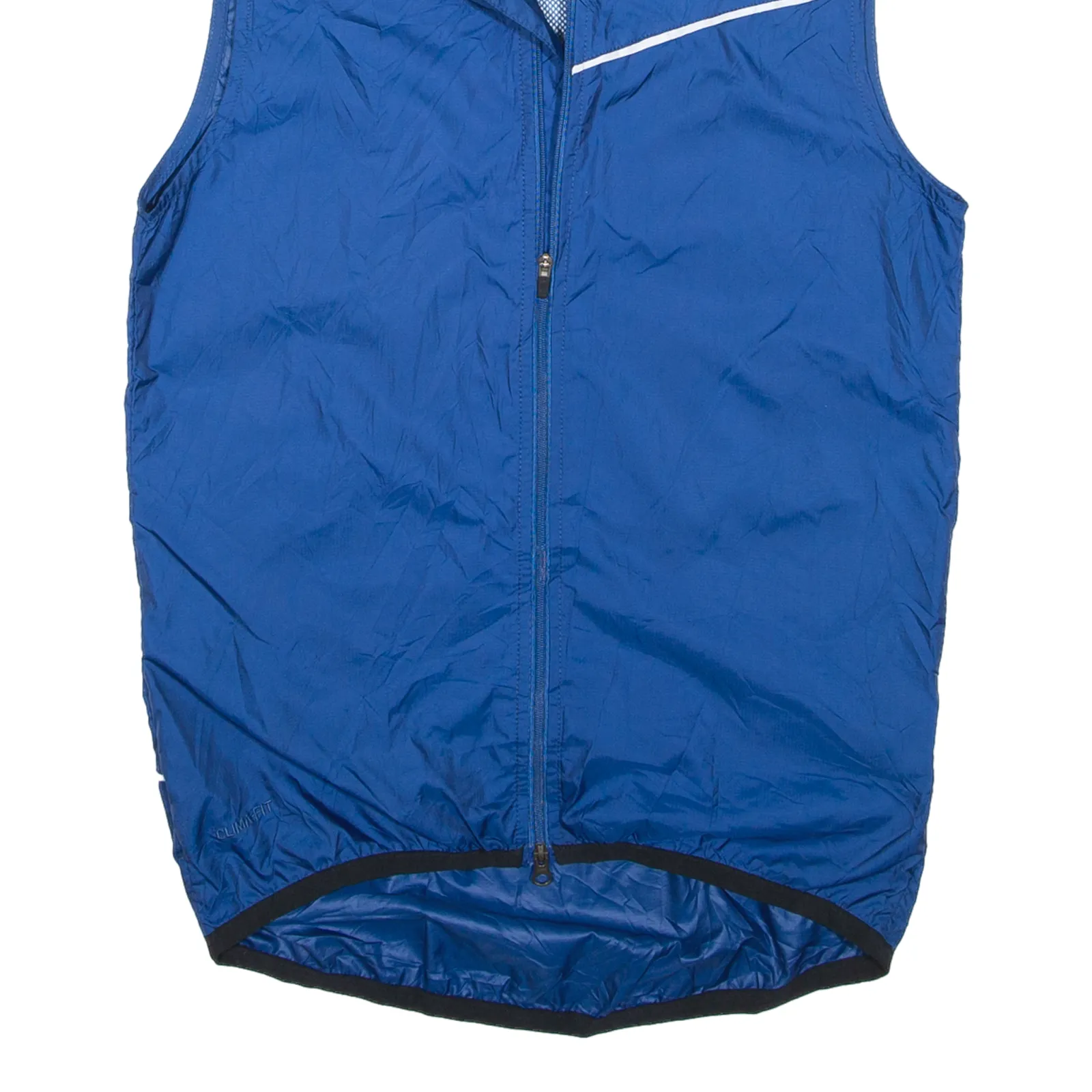 NIKE Reflective Climafit Windbreaker Gilet Blue Mens XS