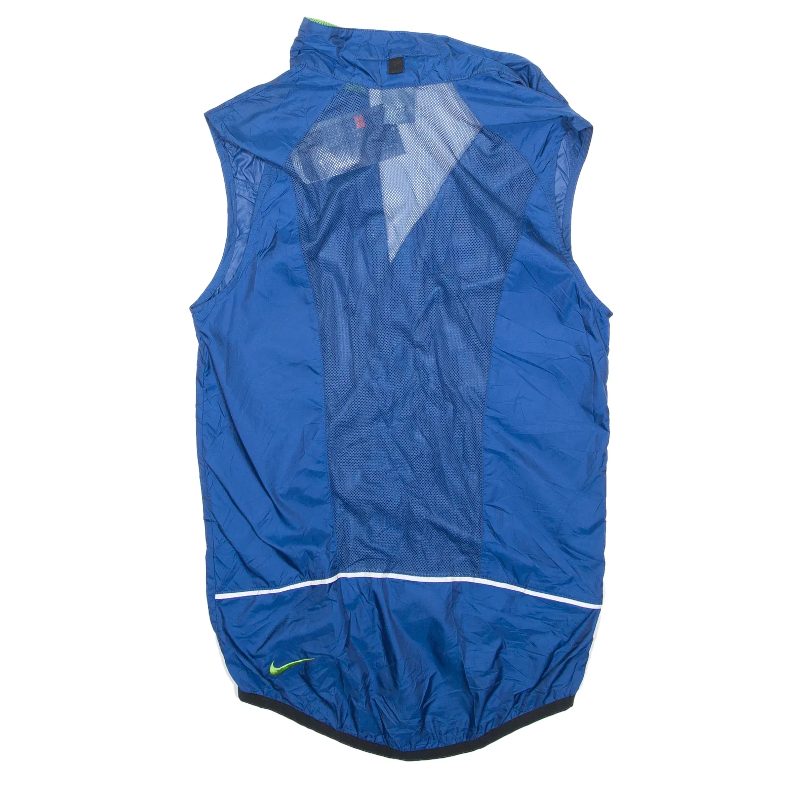 NIKE Reflective Climafit Windbreaker Gilet Blue Mens XS