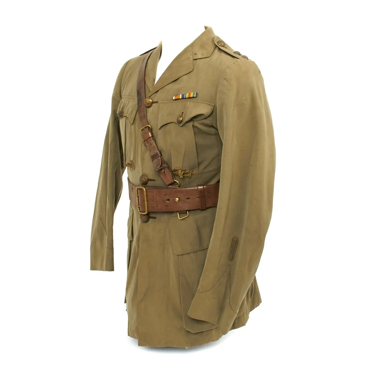 Original British WWI 15th Sherwood Foresters Named Officer Uniform with Trench Notebooks and Research