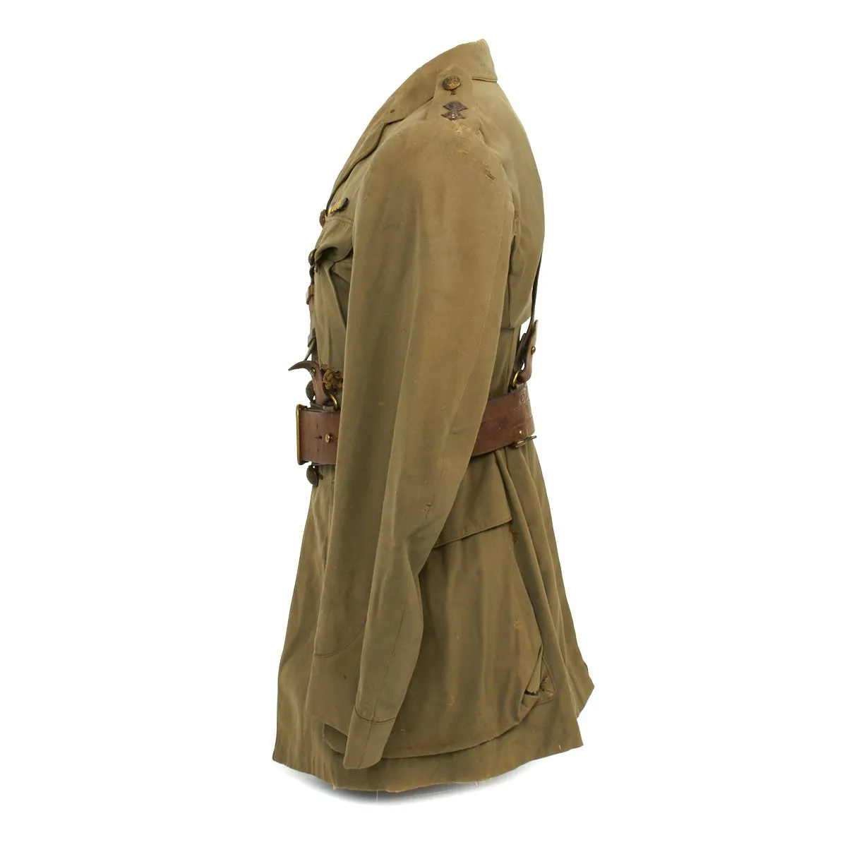 Original British WWI 15th Sherwood Foresters Named Officer Uniform with Trench Notebooks and Research