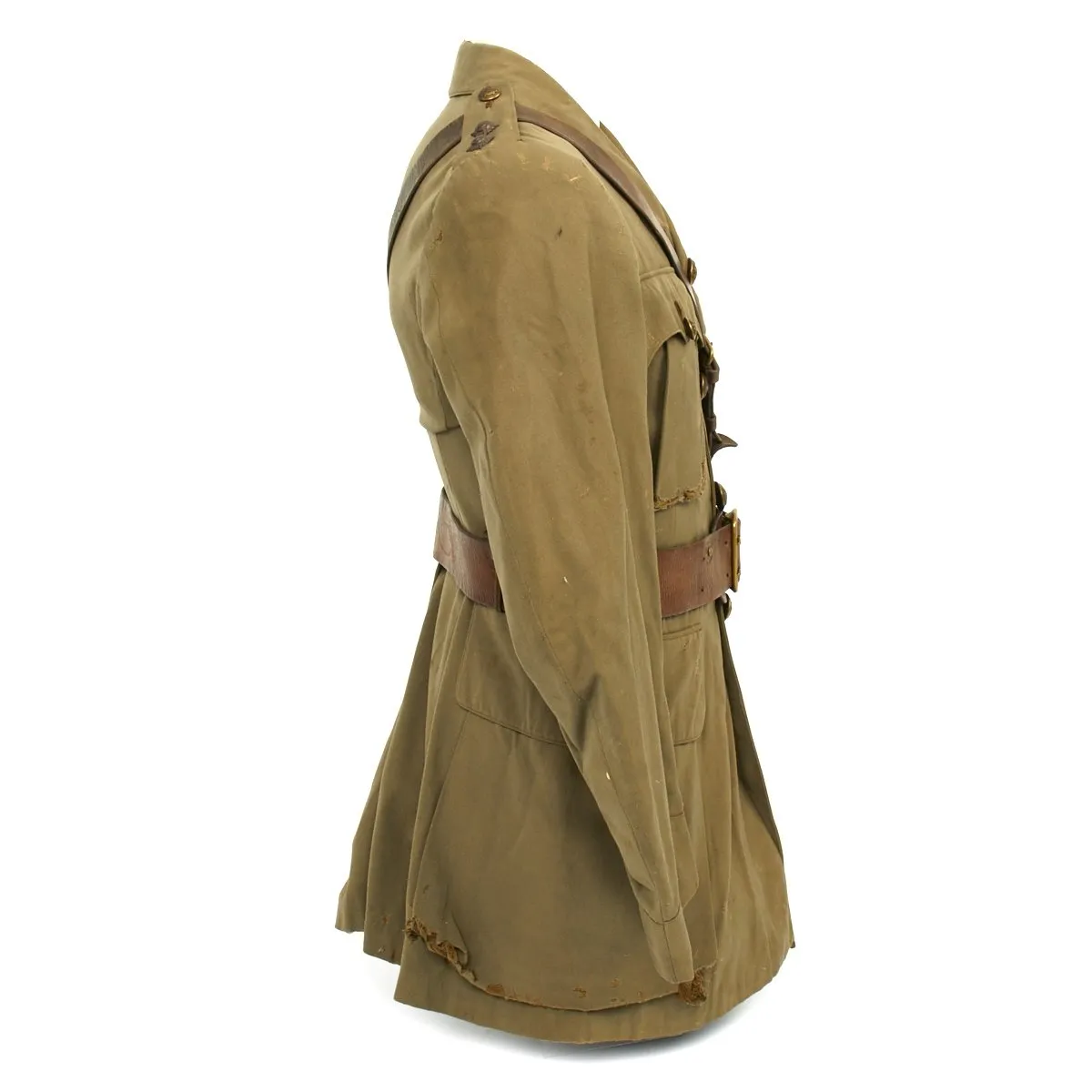 Original British WWI 15th Sherwood Foresters Named Officer Uniform with Trench Notebooks and Research