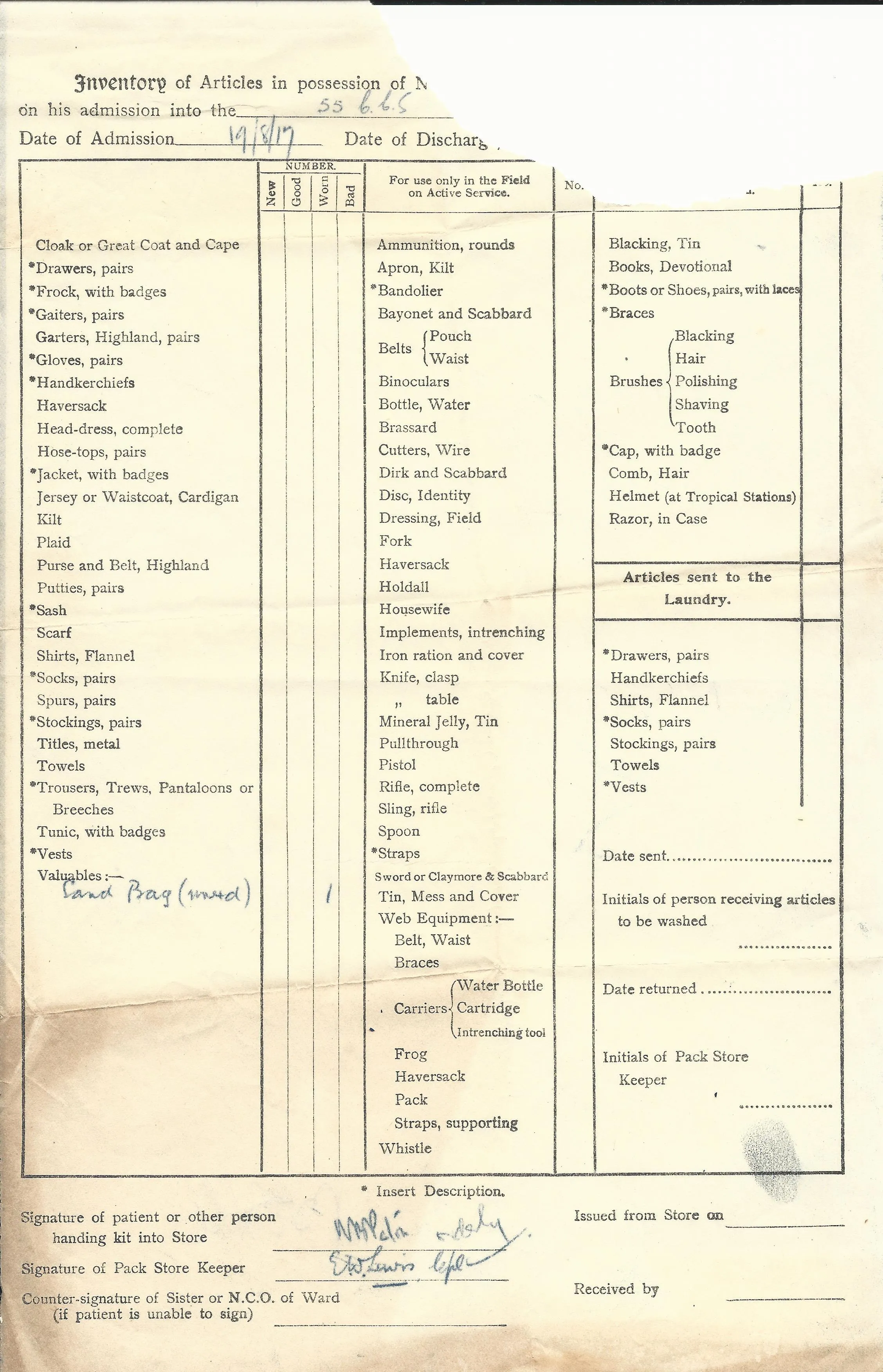 Original British WWI 15th Sherwood Foresters Named Officer Uniform with Trench Notebooks and Research