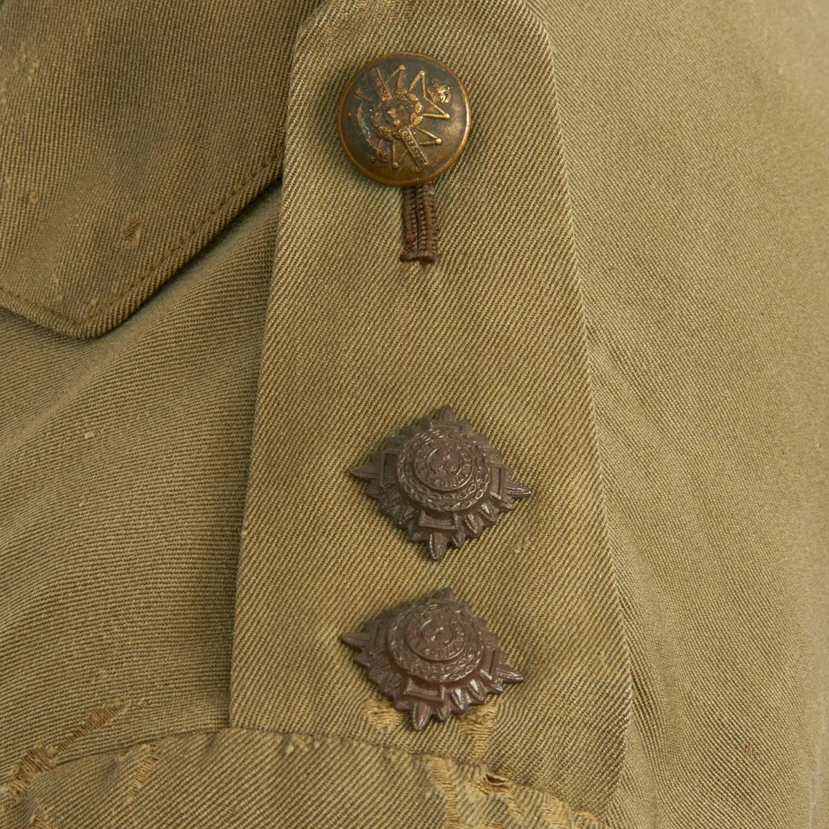Original British WWI 15th Sherwood Foresters Named Officer Uniform with Trench Notebooks and Research