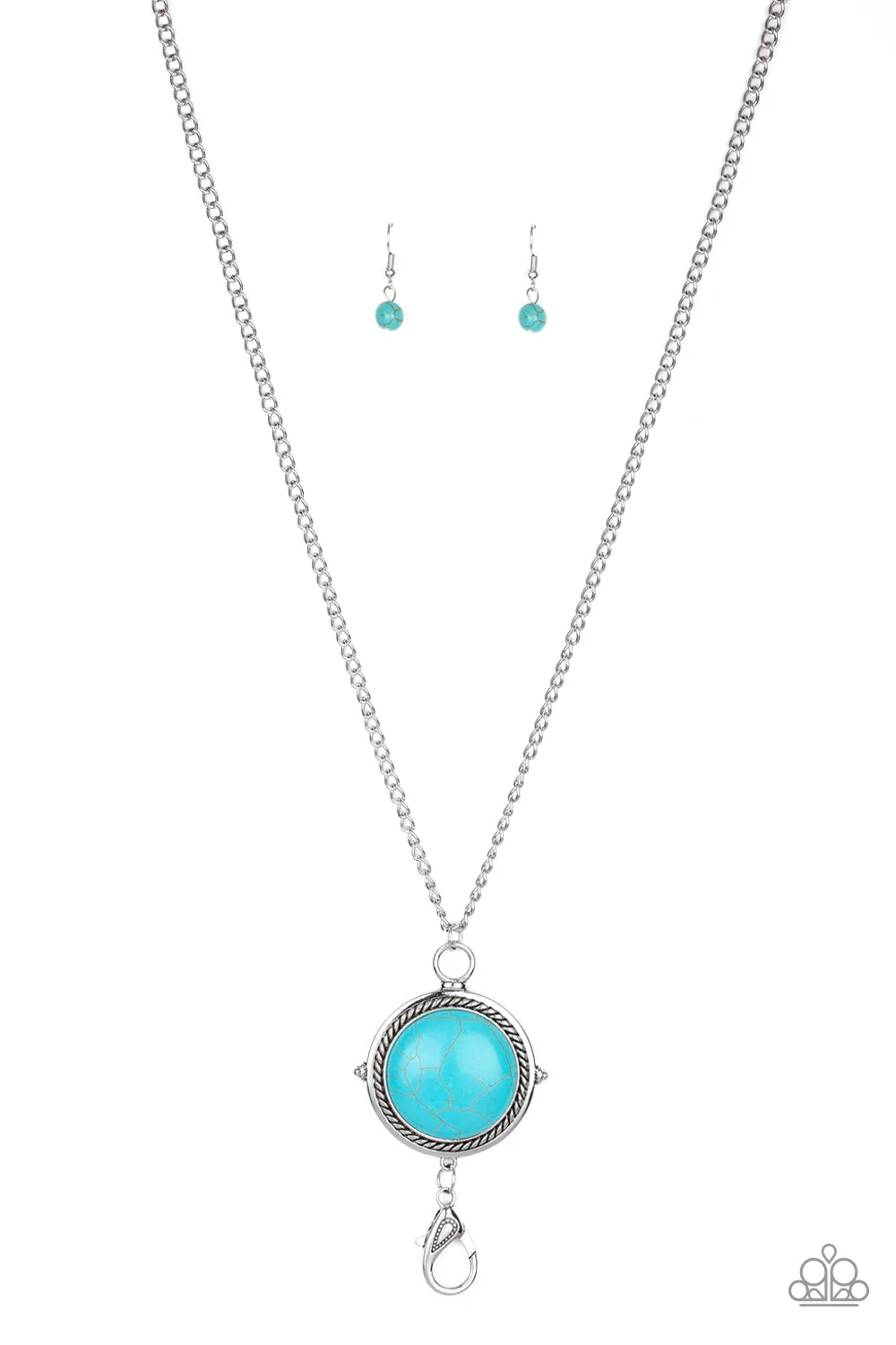 Paparazzi Desert Equinox Necklace Blue