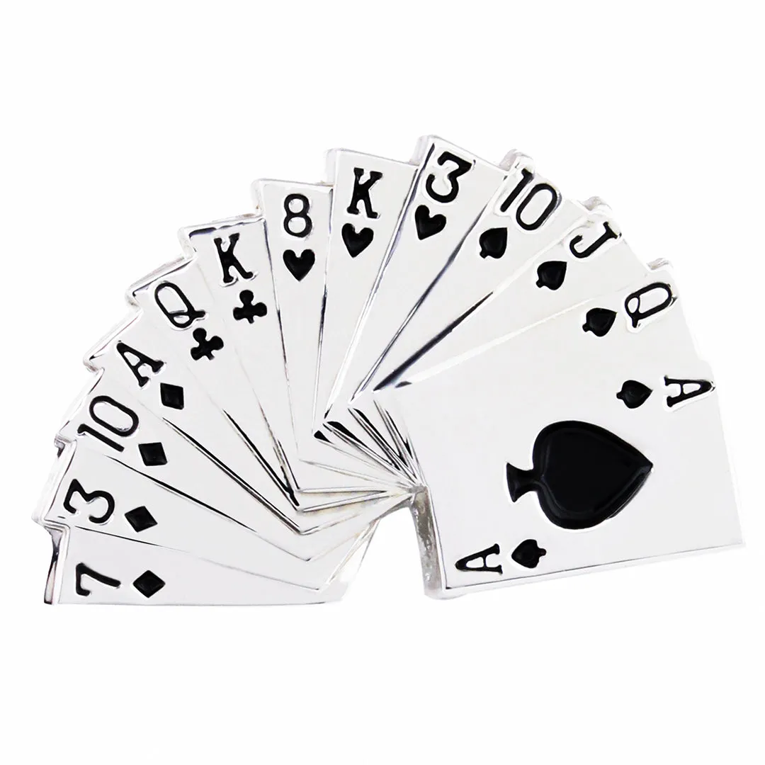 Peluche Game of Cards Lapel Pin