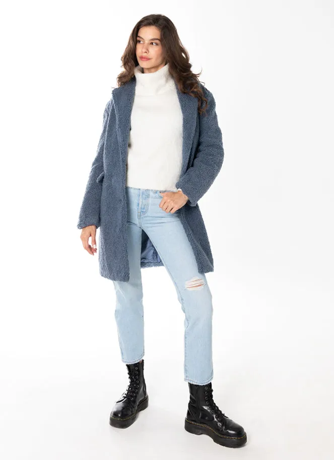 Relaxed Teddy Overcoat