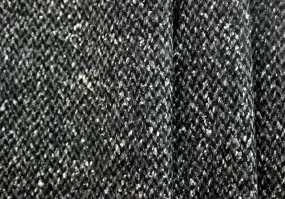 Shades of Grey Virgin Wool & Silk Blend Tweed (Made in Italy)