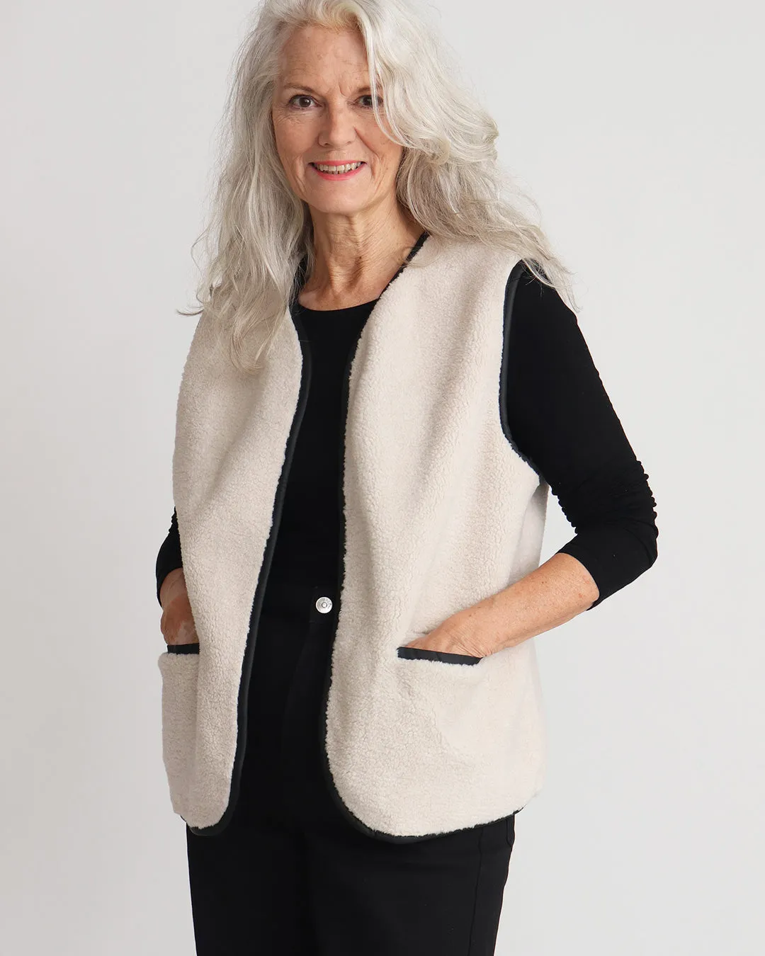 Shauna Borg Gilet - Cream