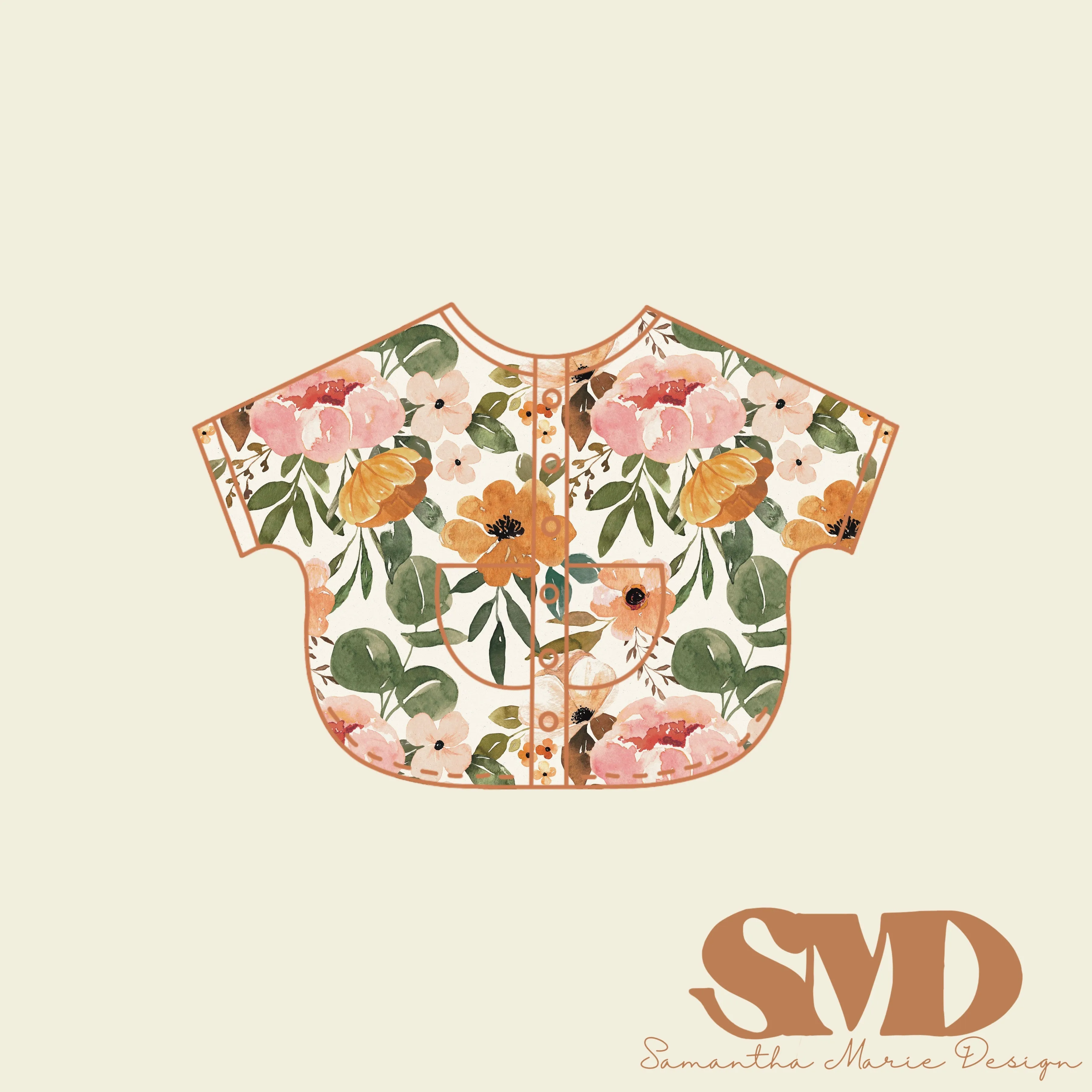 SMD Indy Poncho Pattern Mock-up