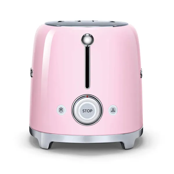 Smeg 2-Slice Toaster - Pastel Pink