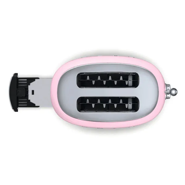 Smeg 2-Slice Toaster - Pastel Pink