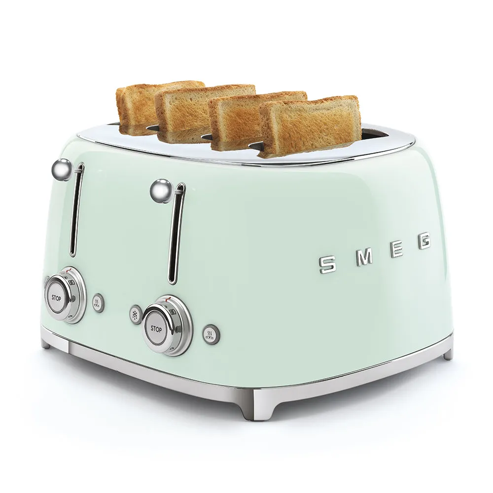 Smeg Toaster 4X4 50´Style Pastel Green Tsf03pgeu