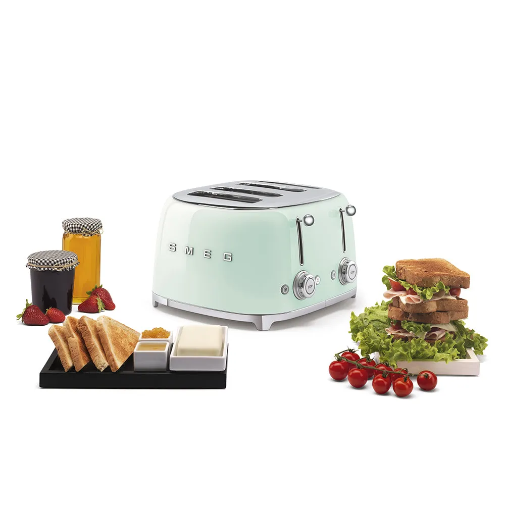 Smeg Toaster 4X4 50´Style Pastel Green Tsf03pgeu